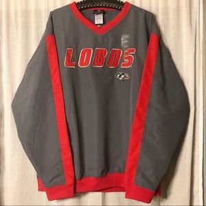 UNM Lobos Pullover Windbreaker Men’s Fangear Large